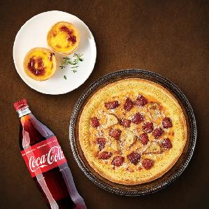 Barbeque Chicago Pizza+Egg Tart+Coke 1.25L product image