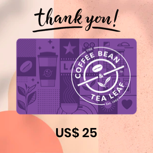 The Coffee Bean & Tea Leaf® US$ 25 Gift Card product image