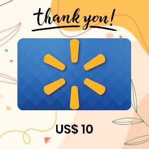 Walmart US$ 10 Gift Card (Thank You) product image
