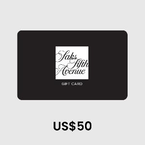 Saks Fifth Avenue US$50 Gift Card product image