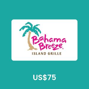 Bahama Breeze® US$75 Gift Card product image