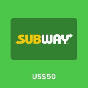 Subway US$50 Gift Card product image