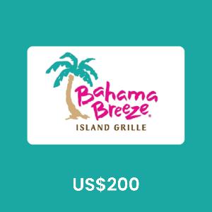 Bahama Breeze® US$200 Gift Card product image