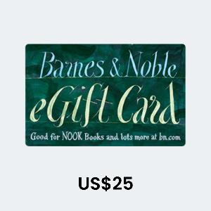 Barnes & Noble US$25 Gift Card product image