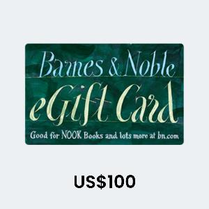 Barnes & Noble US$100 Gift Card product image