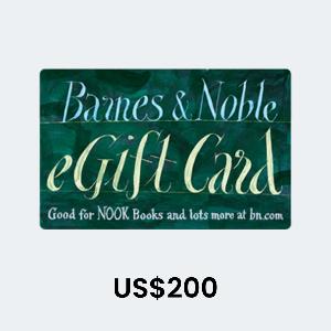 Barnes & Noble US$200 Gift Card product image