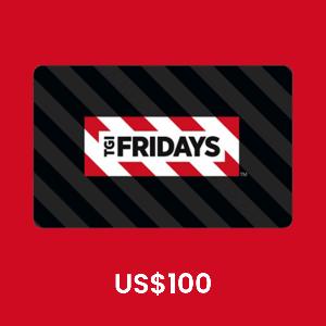 T.G.I. Fridays US$100 Gift Card product image
