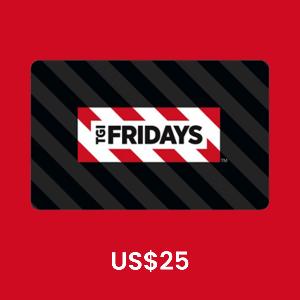 T.G.I. Fridays US$25 Gift Card product image