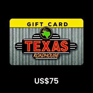 Texas Roadhouse US$75 Gift Card product image