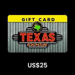 Texas Roadhouse US$25 Gift Card product image