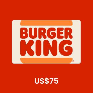 Burger King US$75 Gift Card product image