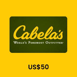 Cabelas US$50 Gift Card product image