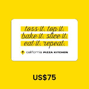 California Pizza Kitchen US$75 Gift Card product image