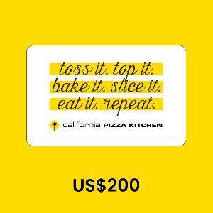 California Pizza Kitchen US$200 Gift Card product image