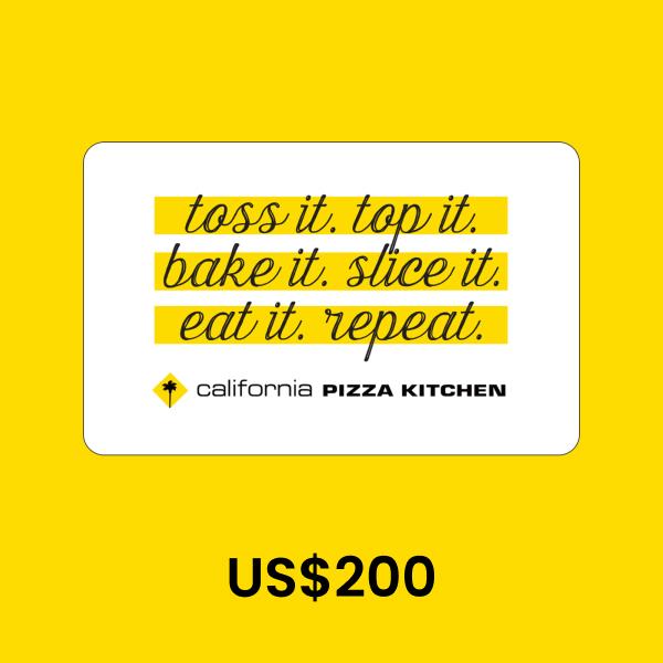 California Pizza Kitchen US$200 Gift Card product image