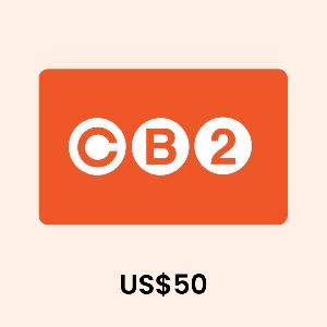 CB2 US$50 Gift Card product image