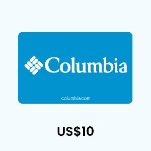 Columbia Sportswear US$10 Gift Card product image