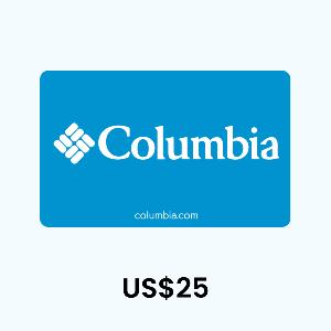 Columbia Sportswear US$25 Gift Card product image