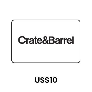 Crate and Barrel US$10 Gift Card product image