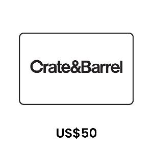 Crate and Barrel US$50 Gift Card product image