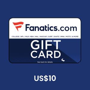Fanatics US$10 Gift Card product image