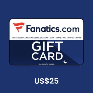 Fanatics US$25 Gift Card product image
