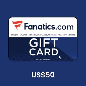 Fanatics US$50 Gift Card product image
