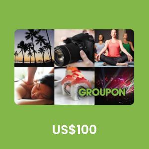 Groupon US$100 Gift Card product image