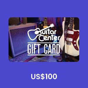 Guitar Center US$100 Gift Card product image