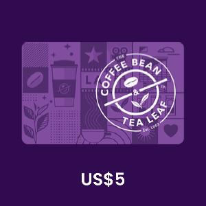 The Coffee Bean & Tea Leaf® US$5 Gift Card product image