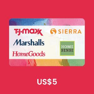 TJX US$5 Gift Card product image