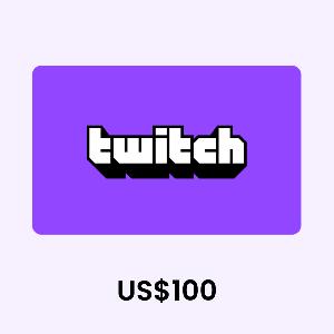 Twitch US$100 Gift Card product image