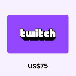 Twitch US$75 Gift Card product image