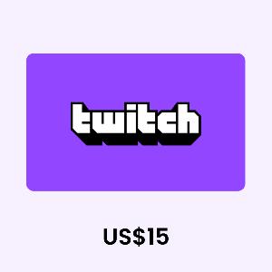 Twitch US$15 Gift Card product image