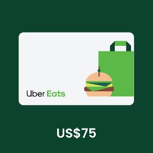 Uber Eats US$75 Gift Card product image