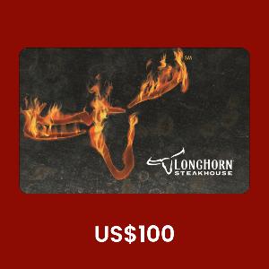 LongHorn Steakhouse US$100 Gift Card product image