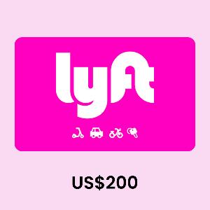 Lyft US$200 Gift Card product image