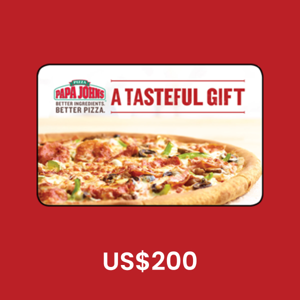 Papa John's Pizza Gift Card