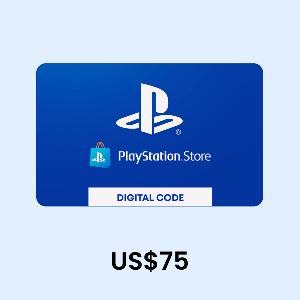 PlayStation US$75 Gift Card product image