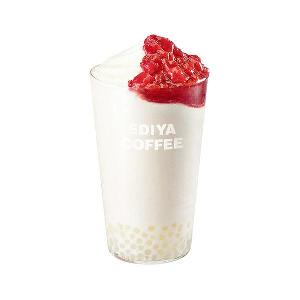 Mini Pearl Strawberry Condensed Milk Flatccino (L) product image