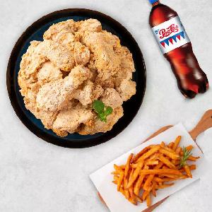Cheese Snow Chicken + Coke 1.25L + Fries product image
