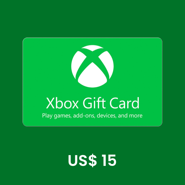 Xbox Digital US$ 15 Gift Card product image