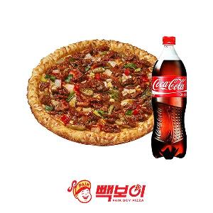 Spicy Bulgogi Pizza (L) + Coke 1.25L product image