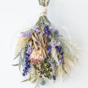 Dried Flower Bouquet Blue product image