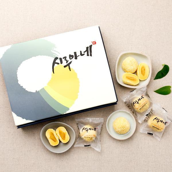 Pumpkin Sweet Potato Sticky Rice Cake 40g 30pcs (Indivial Packing) + Gift Wrap product image