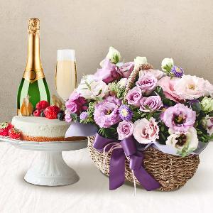 Violet Mood+Cake+Champagne product image