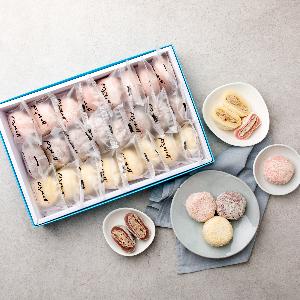 3 Colors of Sticky Rice Cake 60g 24pcs + Gift Wrap product image