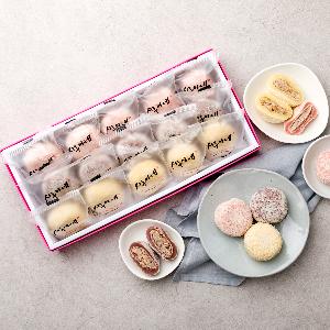 3 Colors of Sticky Rice Cake 60g 15pcs + Gift Wrap product image