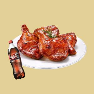 Jamaican Grilled Whole Chicken Leg + Coke 1.25L product image