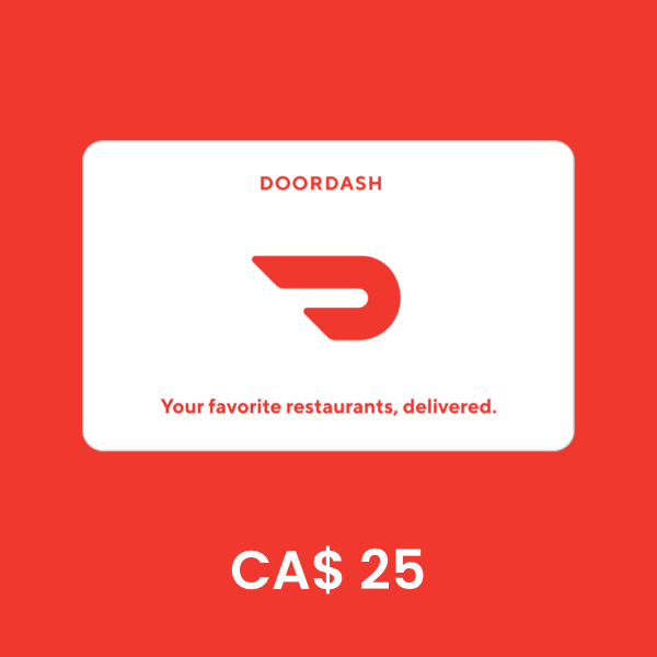 DoorDash Canada CA$ 25 Gift Card product image